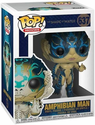 Figurine Funko Pop! N°637 - Shape Of Water - Amphibian Man Avec Glow (c)